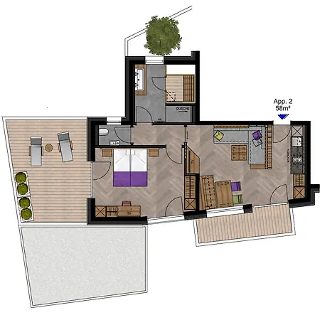 Rainer - Mittendrin Appartement