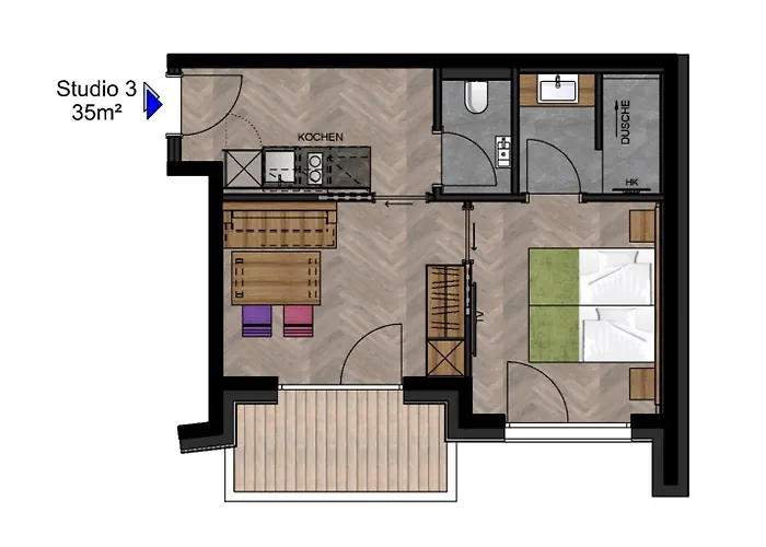 Apartment Rainer - Mittendrin Söll