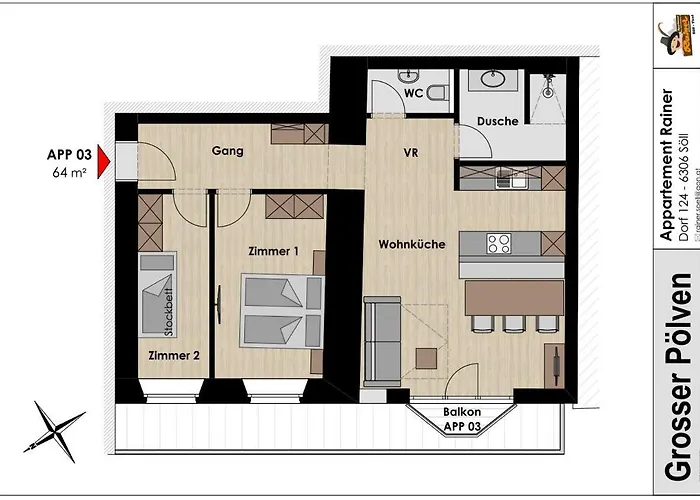Appartement Rainer - Mittendrin Söll